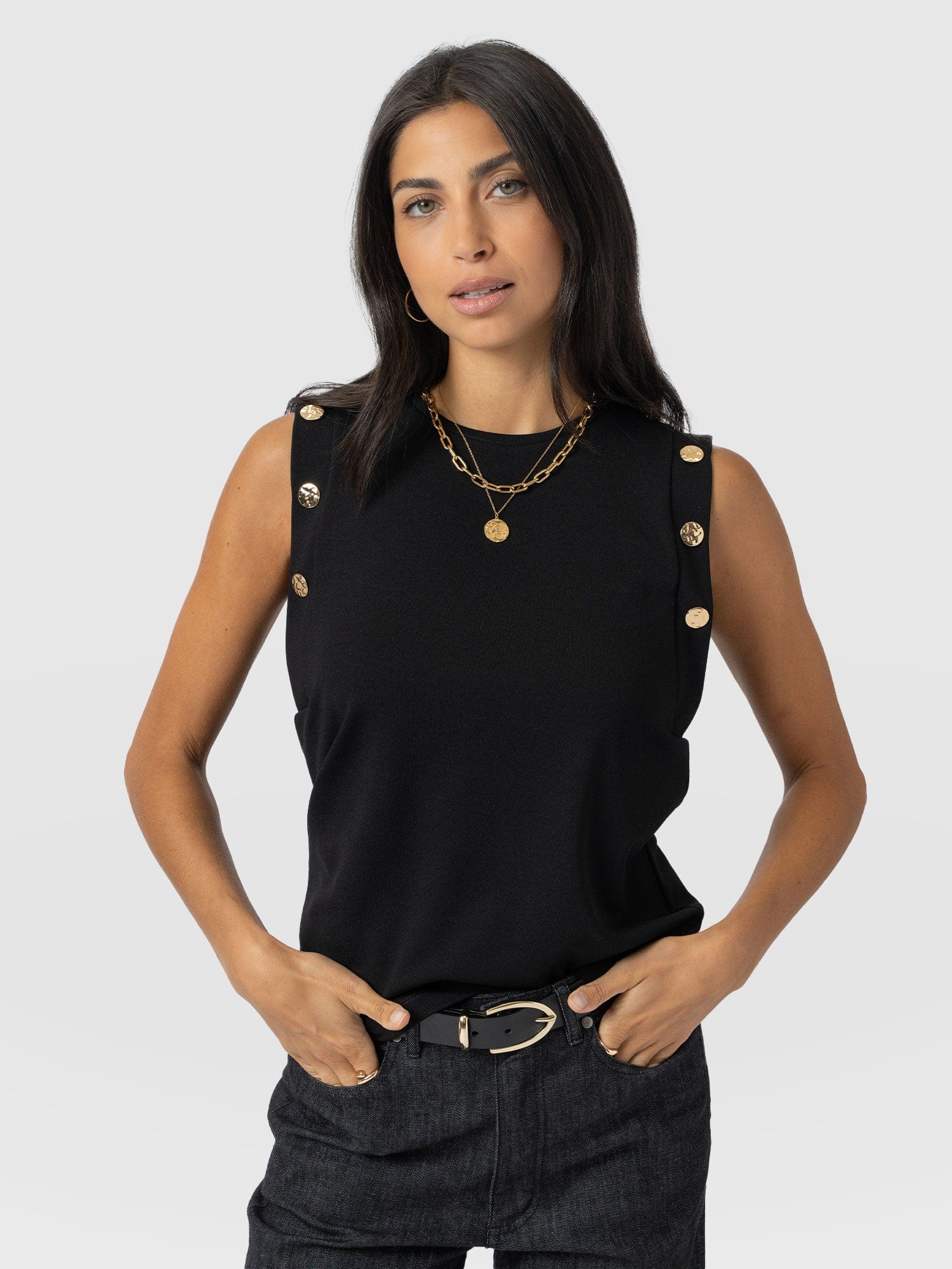 Rowan Tee - Black - Molten - Women's T-shirts | Saint + Sofia? USA